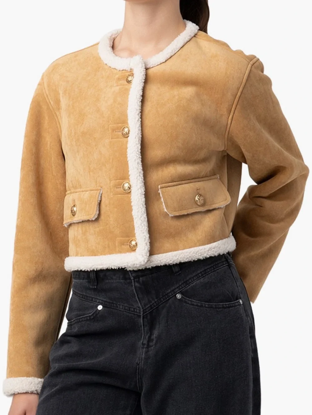 BLANKNYC Ahead of Curve Faux Suede Jacket size Medium